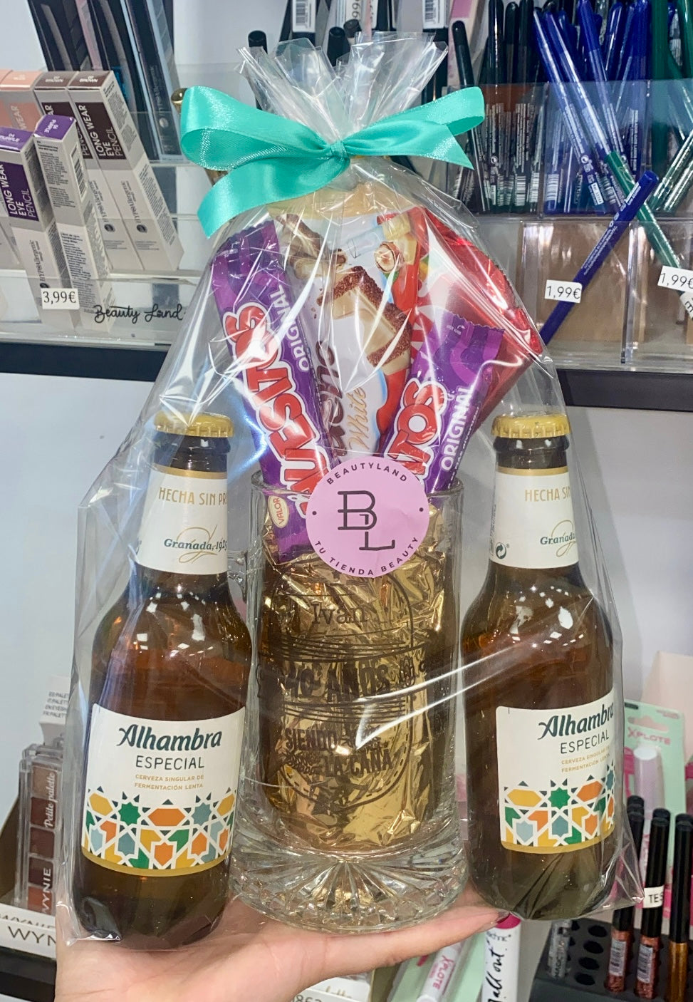 Pack Cervecero Especial con Dulces – Regalo Personalizado