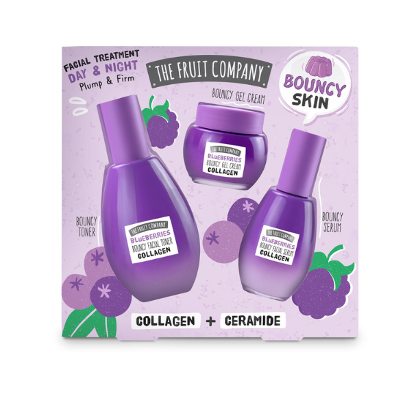 SET TRATAMIENTO FACIAL BOUNCY SKIN MORAS COLÁGENO TÓNICO + CREMA + SERUM