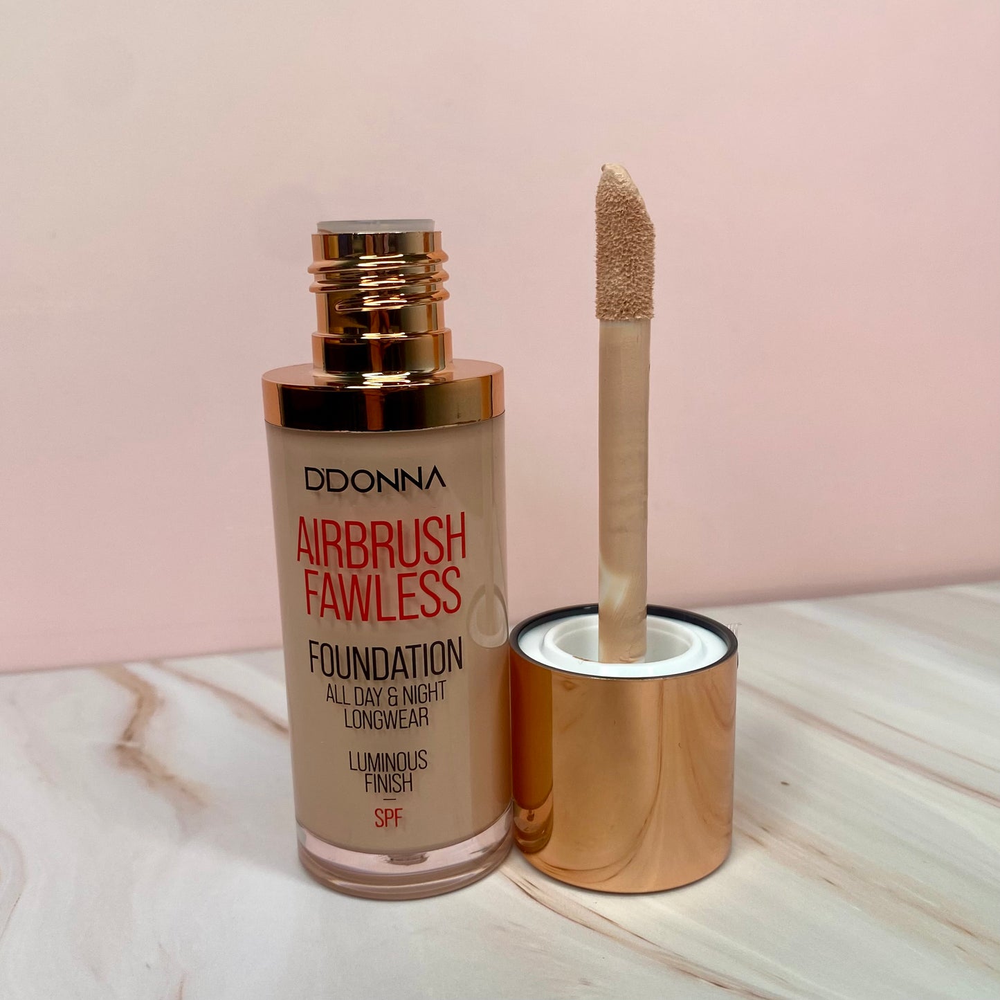 Airbrush Fawless Foundation – Base de Maquillaje Luminosa SPF (Tono 1)