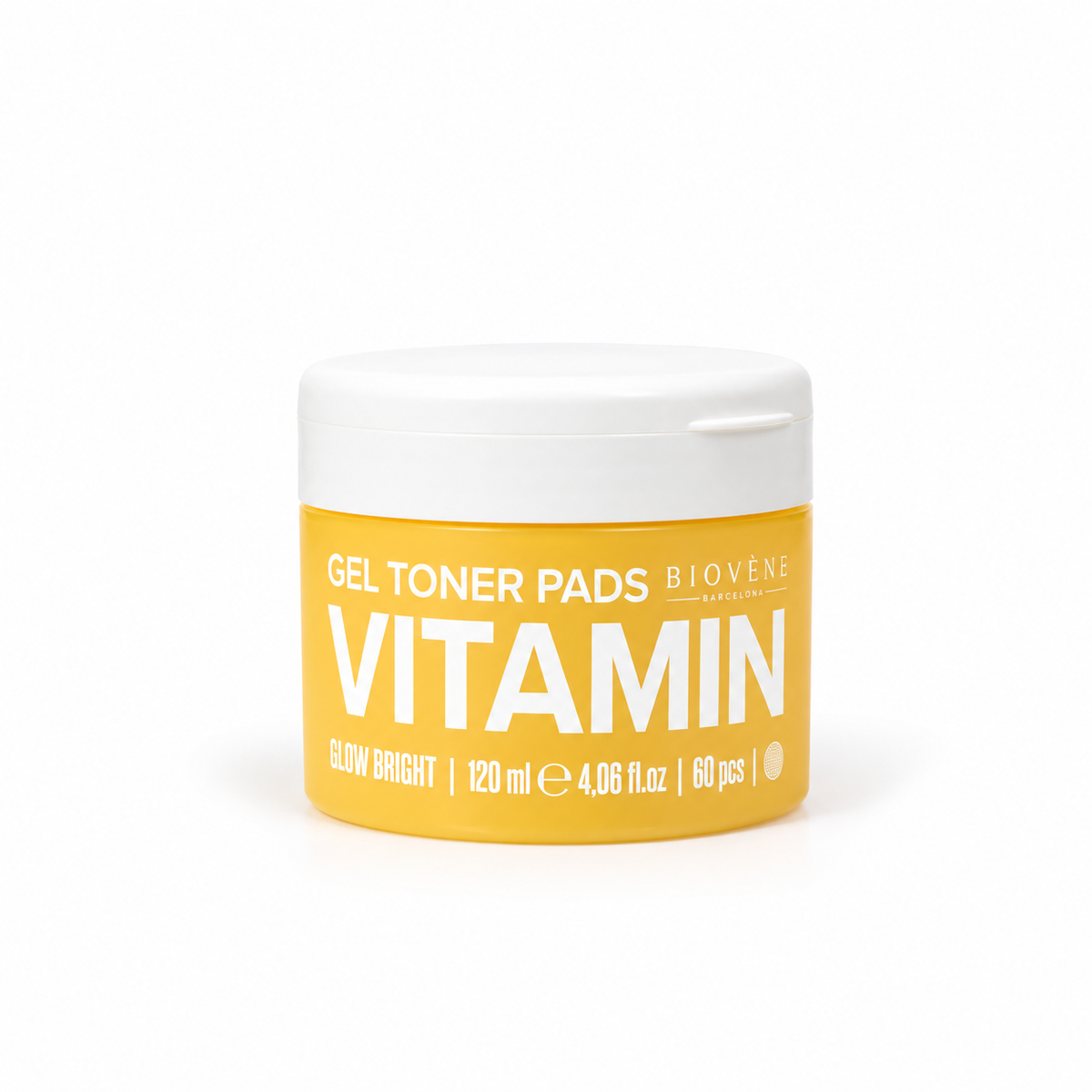 Discos Tónicos Faciales con Vitamina C Biovène Glow Bright – 60 Unidades