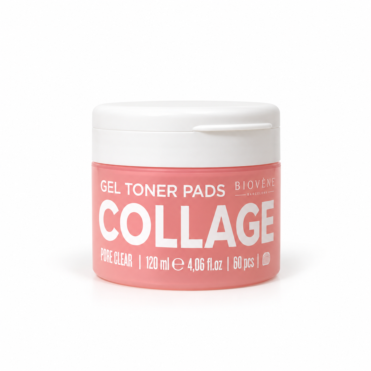 Discos Tónicos Faciales de Colágeno Biovène Pore Clear – 60 Unidades