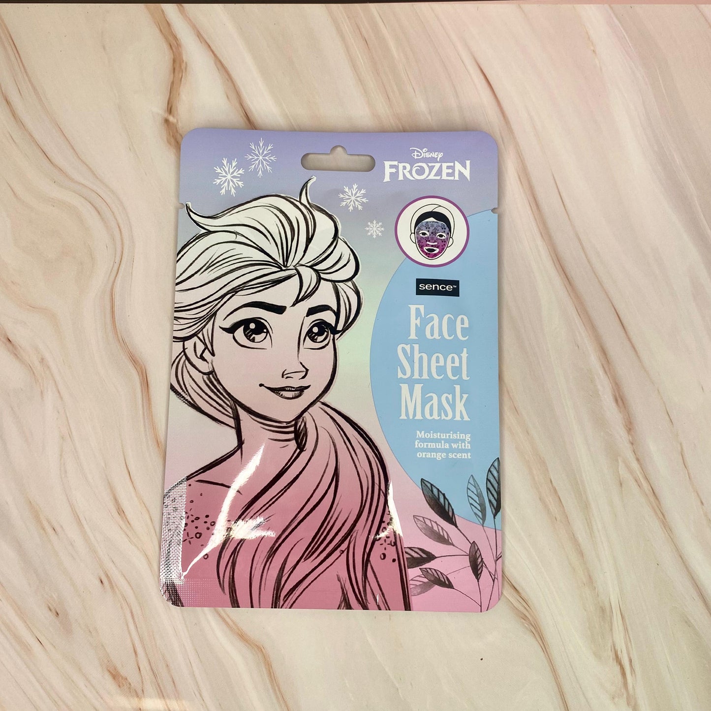 Mascarilla Facial Disney Frozen – Hidratante con Aroma a Naranja