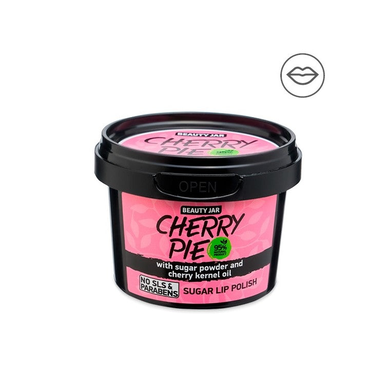 Exfoliante de labios - Polvo de Azúcar y Cereza