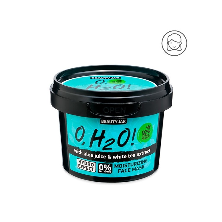 Mascarilla facial hidratante - Aloe vera y Té blanco