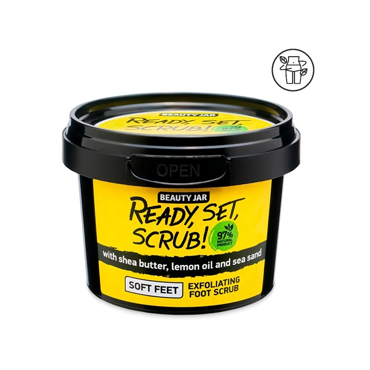 Exfoliante para pies - Karité, Arena de mar y Limón