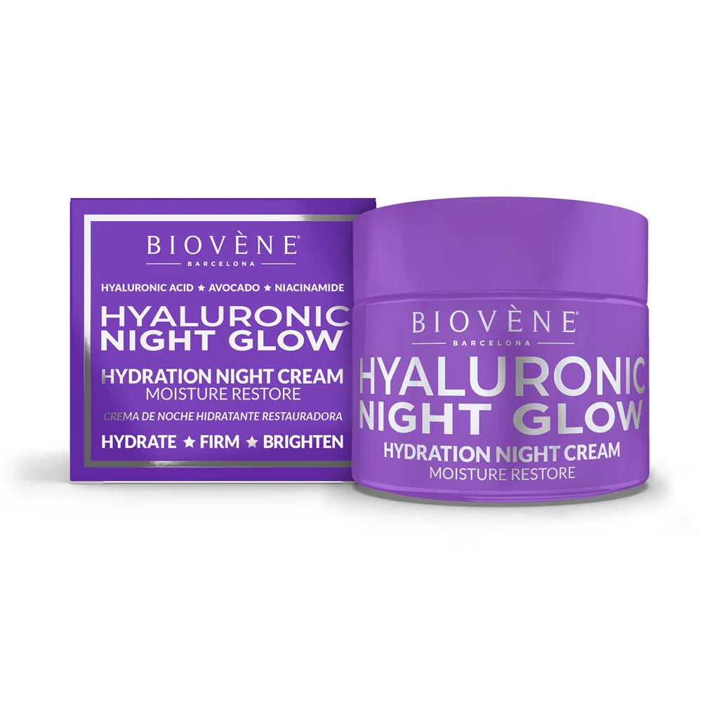 HYALURONIC NIGHT GLOW Crema de Noche Hidratación Reparadora