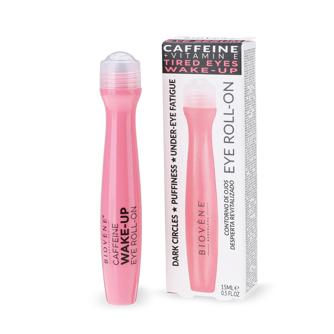 CAFFEINE EYE WAKE-UP Suero refrescante roll-on para ojos cansados con vitamina E y cafeína