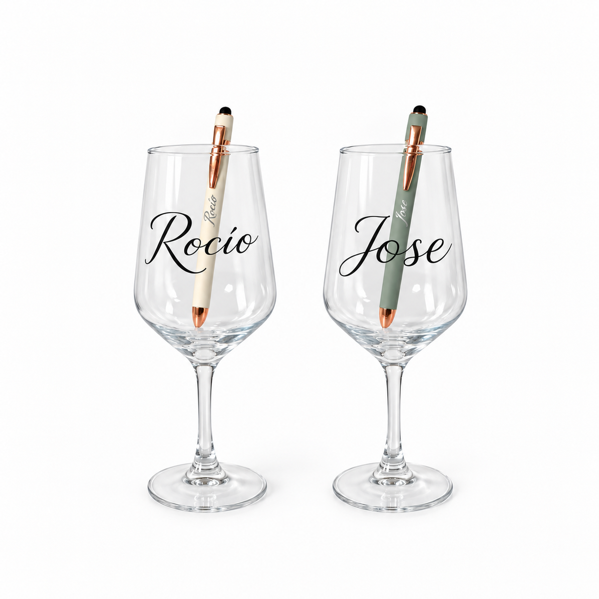 Set Copa de Vino + Bolígrafo Personalizado