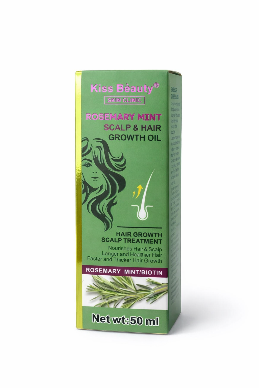 Aceite Capilar Rosemary Mint – Kiss Beauty Skin Clinic (50 ml)