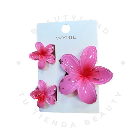 Set Pinzas Flor Tropical