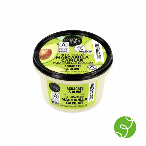 Mascarilla Capilar Reparadora Organic Shop Aguacate & Oliva