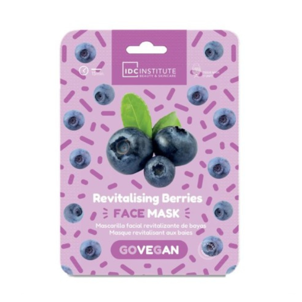 Mascarilla facial vegana revitalizante de bayas