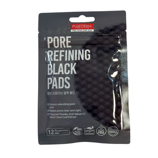Discos faciales Purederm – Pore Refining Black Pads (Carbón)