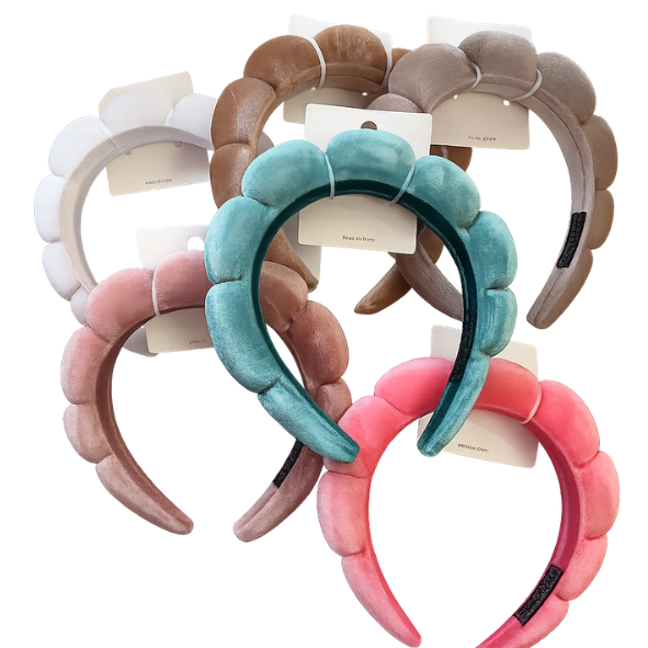 Diadema acolchada velvet – Varios colores