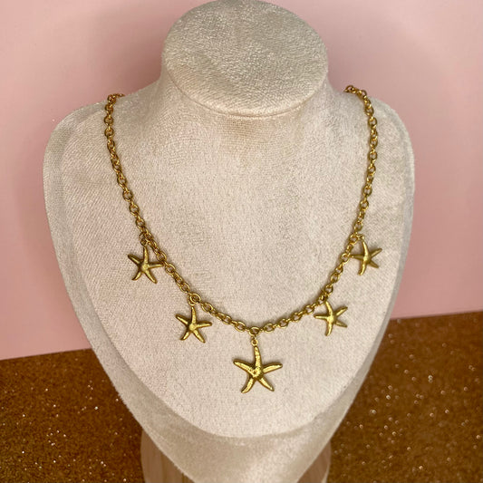 Collar estrella marina Gold