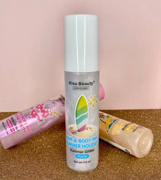 Bruma capilar y facial con brillo - Durazno