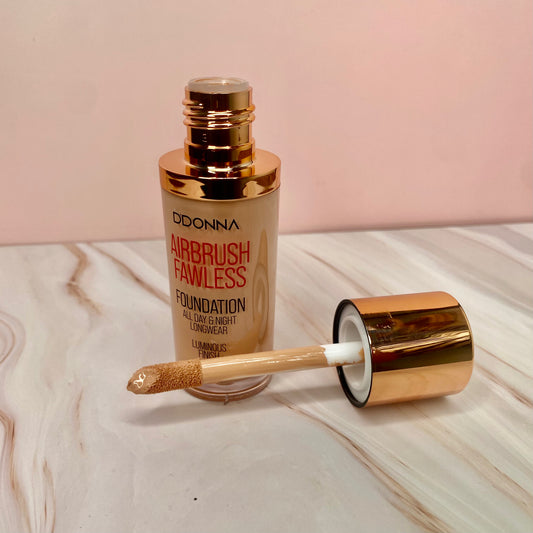 Airbrush Fawless Foundation – Base de Maquillaje Luminosa SPF (Tono 2)
