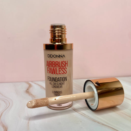 Airbrush Fawless Foundation – Base de Maquillaje Luminosa SPF (Tono 1)