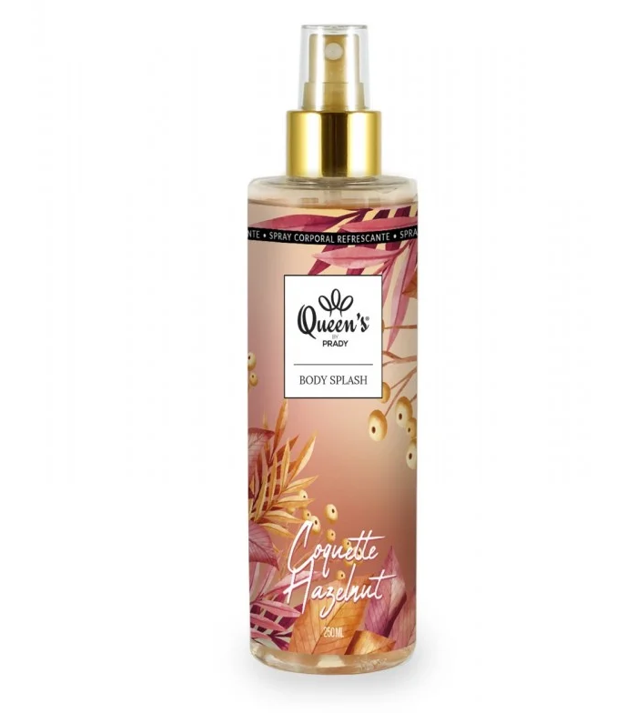 Bruma corporal refrescante Queen´s By Prady - Coquette Hazelnut