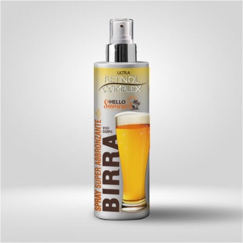 Spray superbronceante con levadura de cerveza
