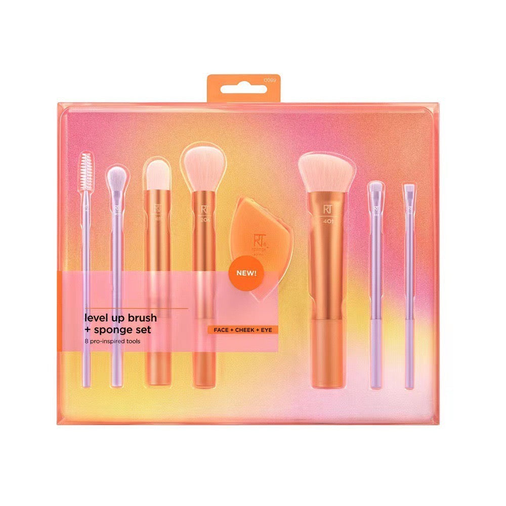 Real Techniques Level Up Brush + Sponge Set