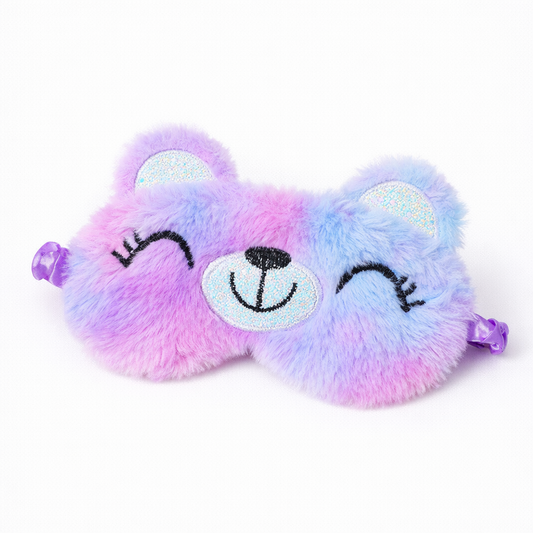 Antifaz de dormir multicolor tipo osito