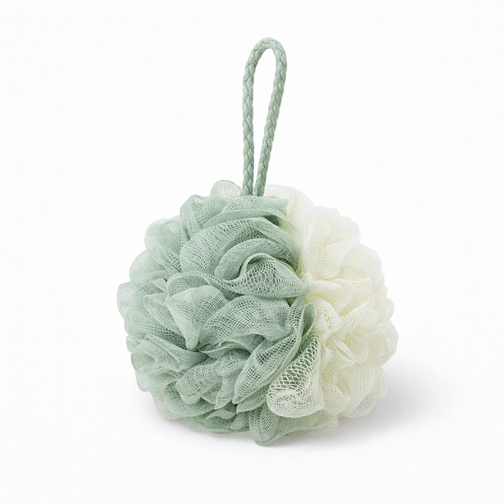 Esponja de ducha verde