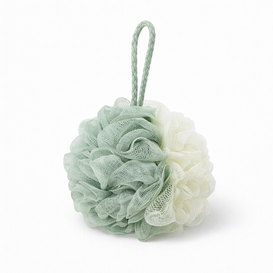 Esponja de ducha verde