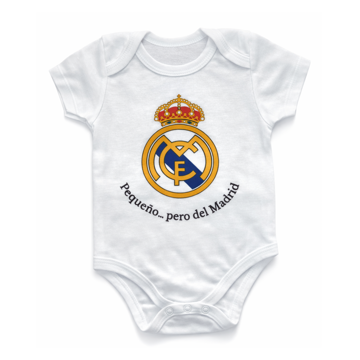 Body bebé “Pequeño… pero del Madrid”