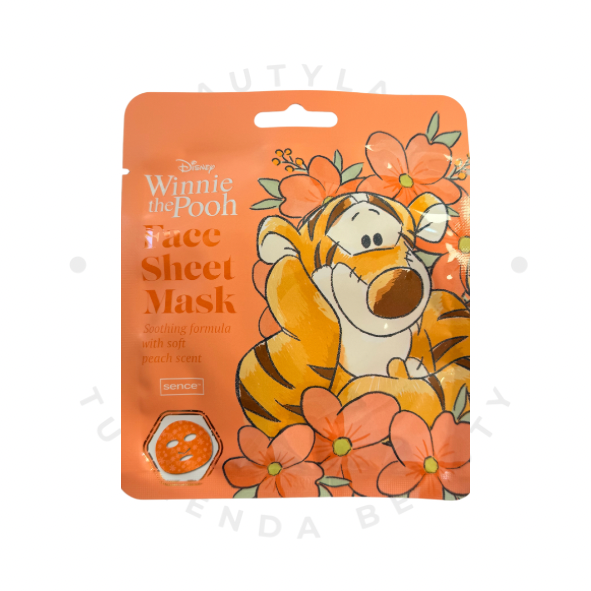 Mascarilla Facial Winnie the Pooh Peach – Calmante e Hidratante