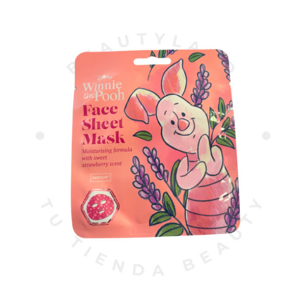Mascarilla Facial Winnie the Pooh Piglet Strawberry – Hidratante
