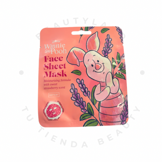 Mascarilla Facial Winnie the Pooh Piglet Strawberry – Hidratante
