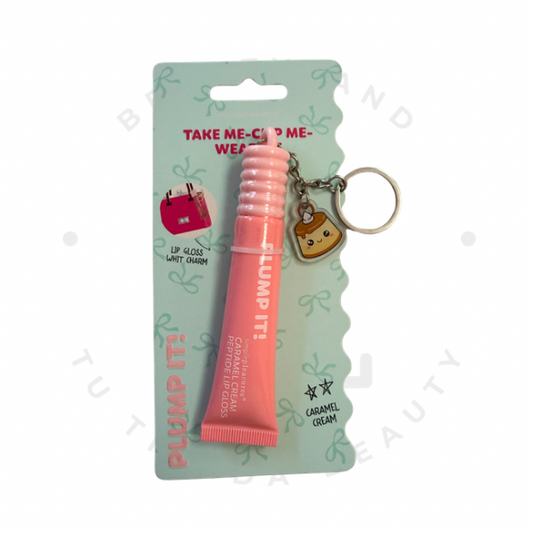 Lip Gloss Llavero Plump It! – Caramel Cream
