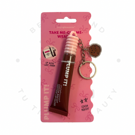 Lip Gloss Llavero Plump It! – Cocoa Biscuit