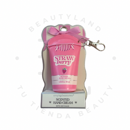 Crema de Manos Strawberry con Llavero – Sweet Hand Cream