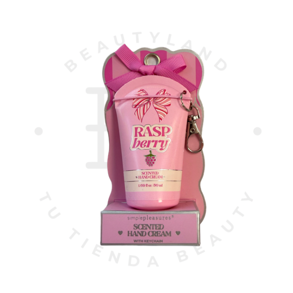 Crema de Manos Raspberry con Llavero – Sweet Hand Cream