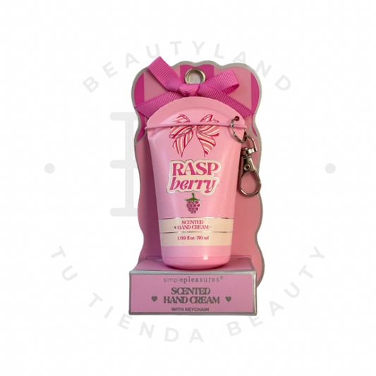 Crema de Manos Raspberry con Llavero – Sweet Hand Cream