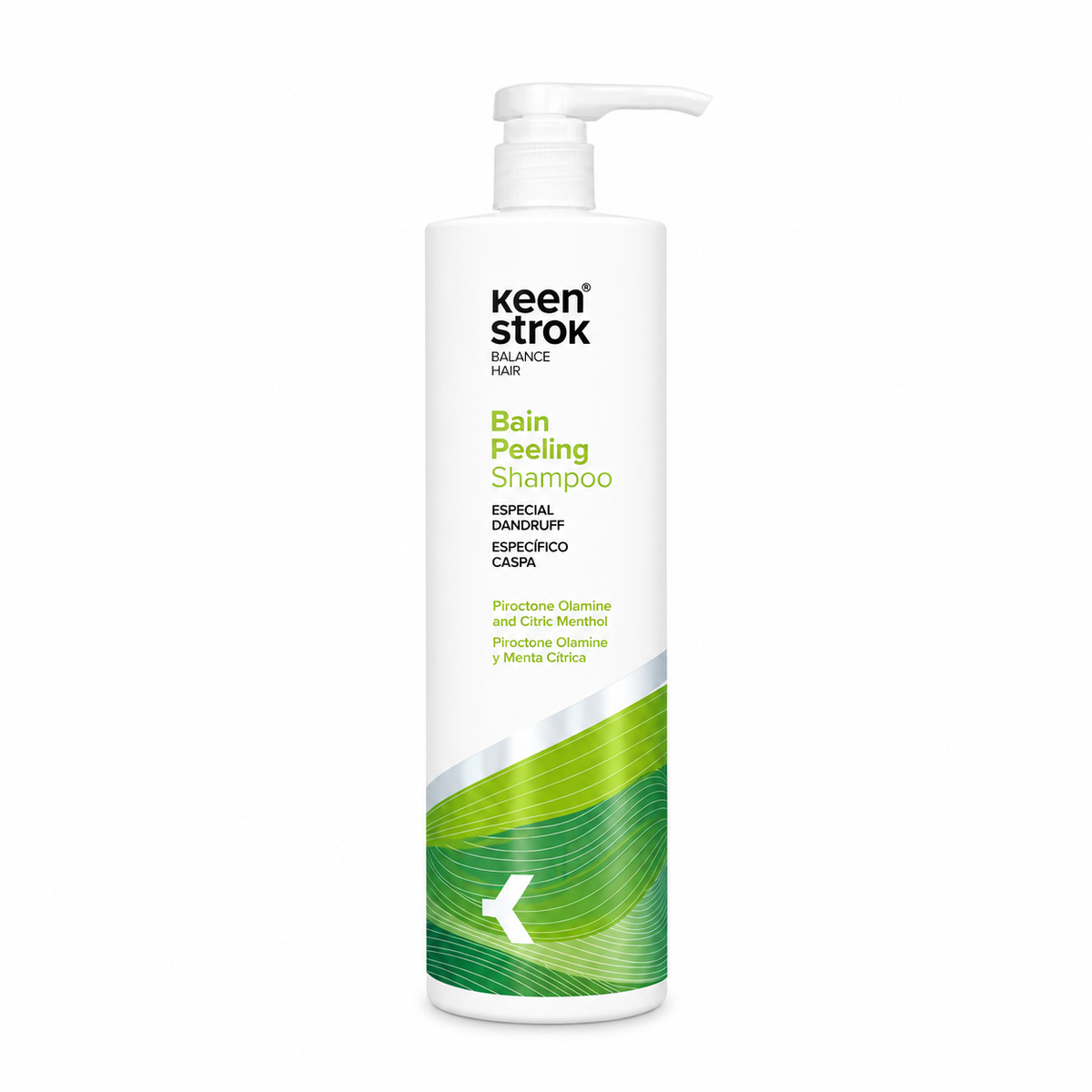 Champú Anticaspa Keen Strok Bain Peeling – Piroctona Olamina y Mentol