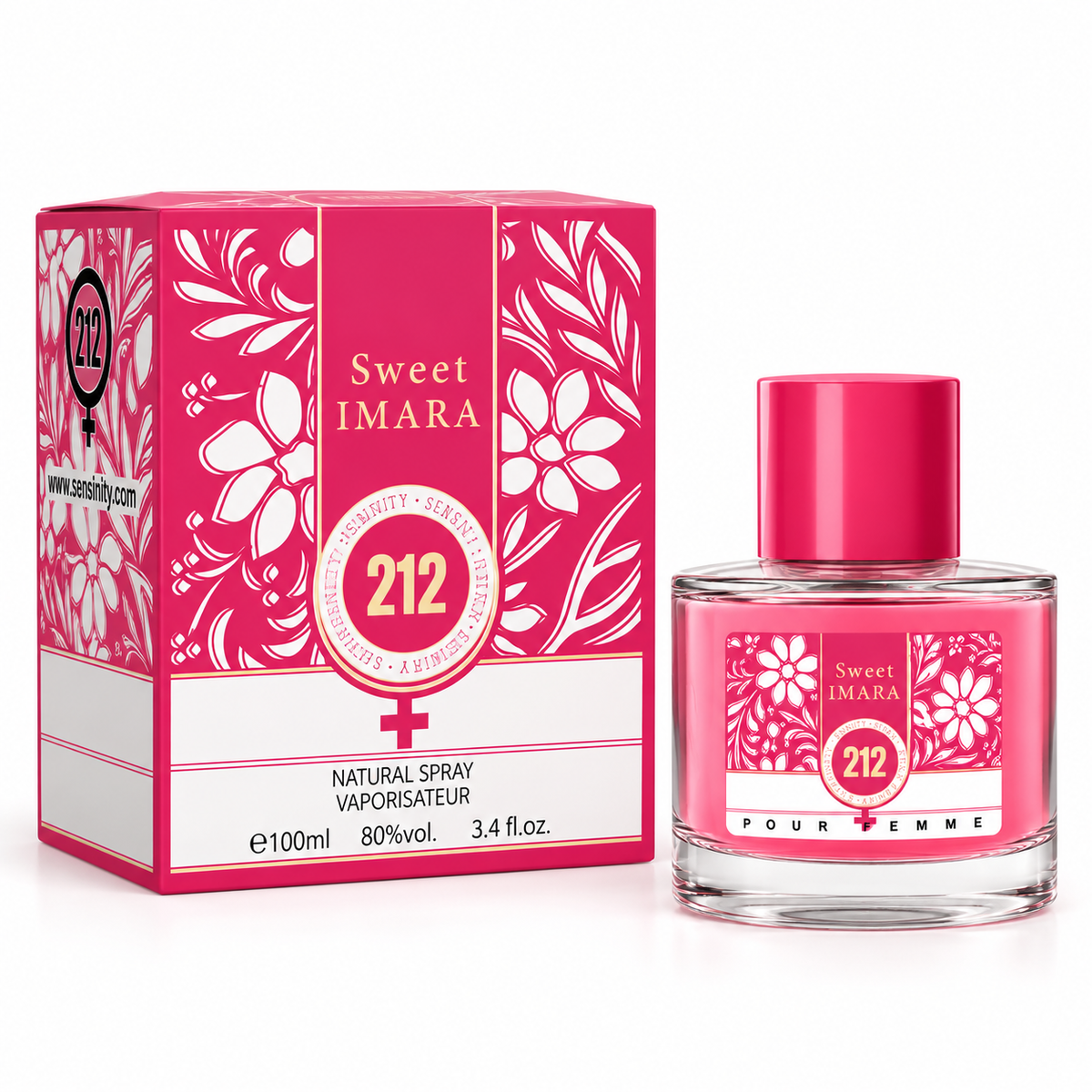 Sweet Imara 212 – Eau de Toilette para Mujer 100 ml