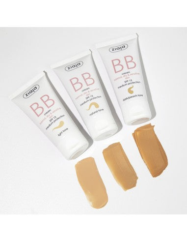 BB cream para piel seca, sensible, deshidratada o normal SPF 15 - Tono Oscuro