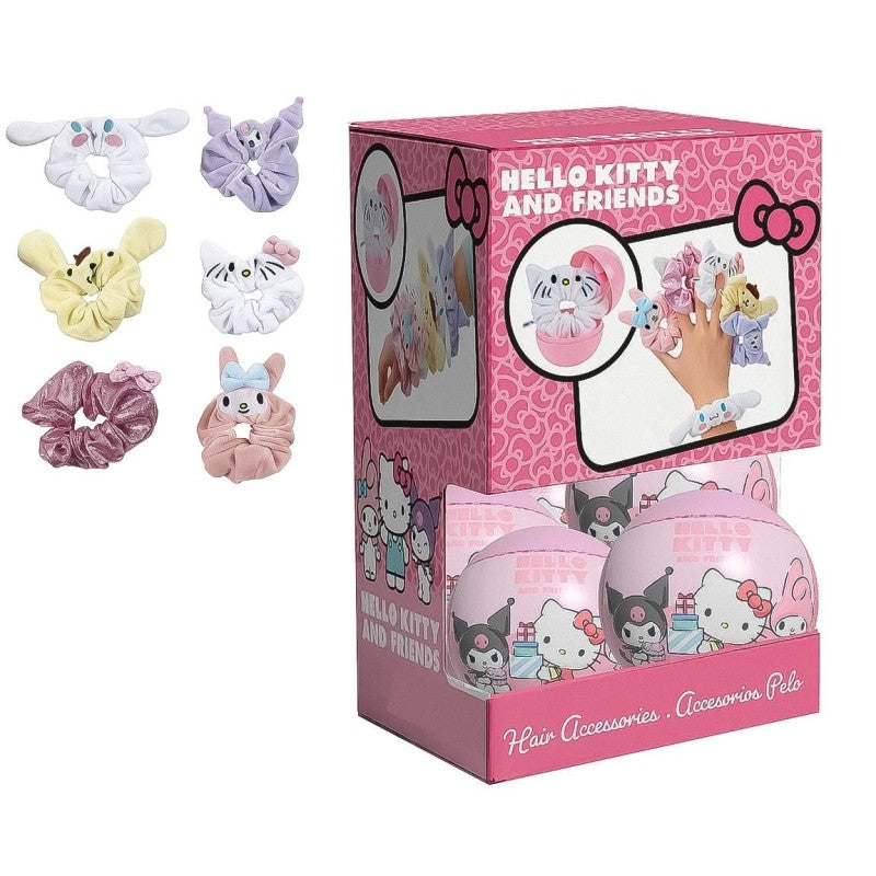 Coletero de Pelo Sorpresa Hello Kitty & Friends – Modelos Surtidos