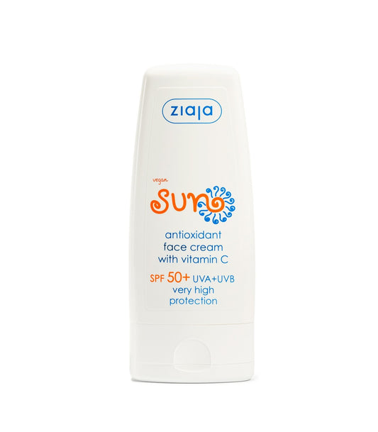 SUN Crema facial antioxidante SPF 50+ con Vitamina C
