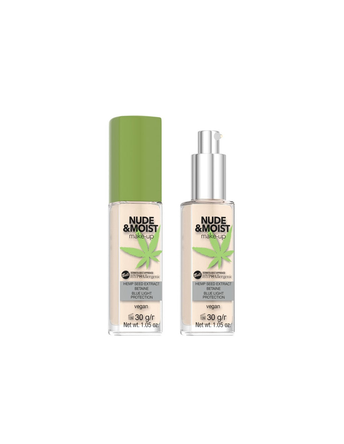 HYPO Base de maquillaje hipoalergénica Nude&Moist