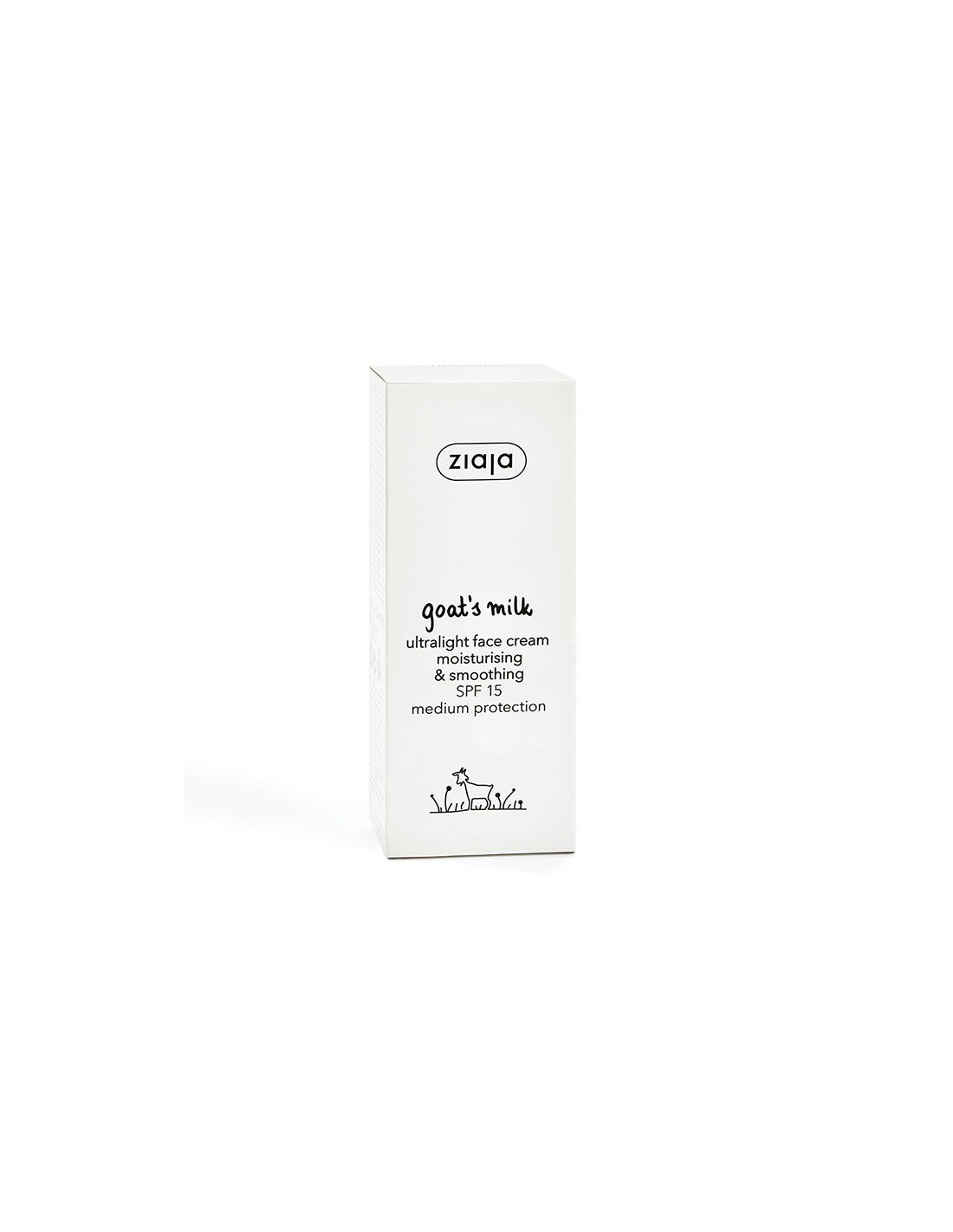 LECHE DE CABRA Crema facial ultralight hidratante y suavizante SPF 15