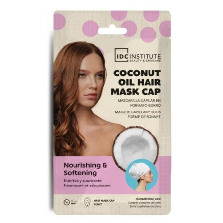 Mascarilla capilar de aceite de coco hidratante y suavizante