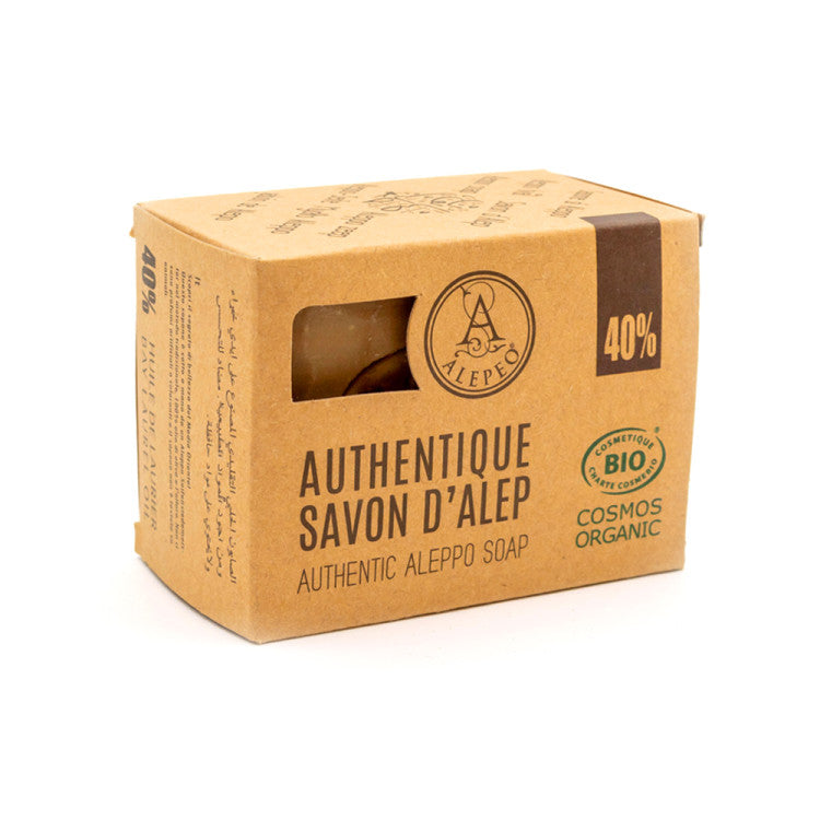 Pastilla jabón Alepo 40%