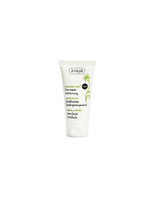 PEPINO Y MENTA Crema facial hidratante para piel mixta o grasa