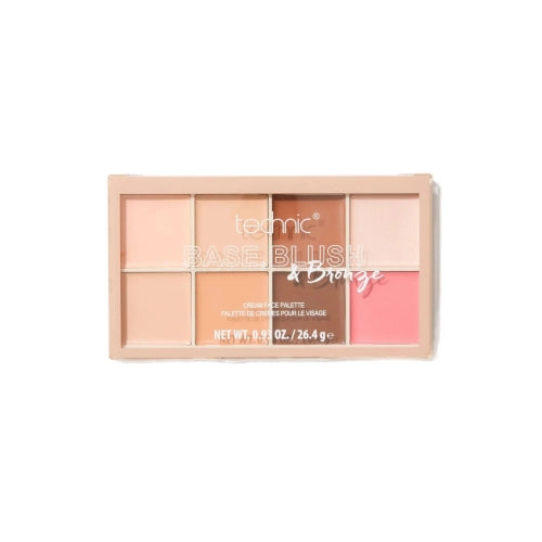 Paleta de rostro en crema base, colorete y bronceador - Medium